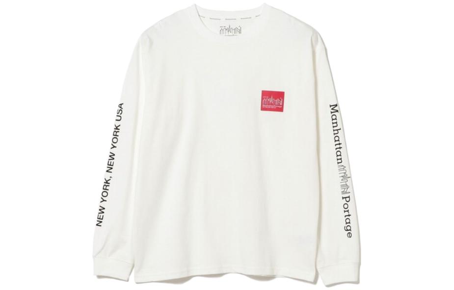 Beams Letter Print Crewneck Loose-Fit Long-Sleeve Sweatshirt 92-10-0032-647