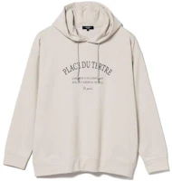 Beams Letter Print Pullover Hoodie Long Sleeve 42-13-0062-639 Beams Letter Print Pullover Hoodie Long Sleeve 42-13-0062-639