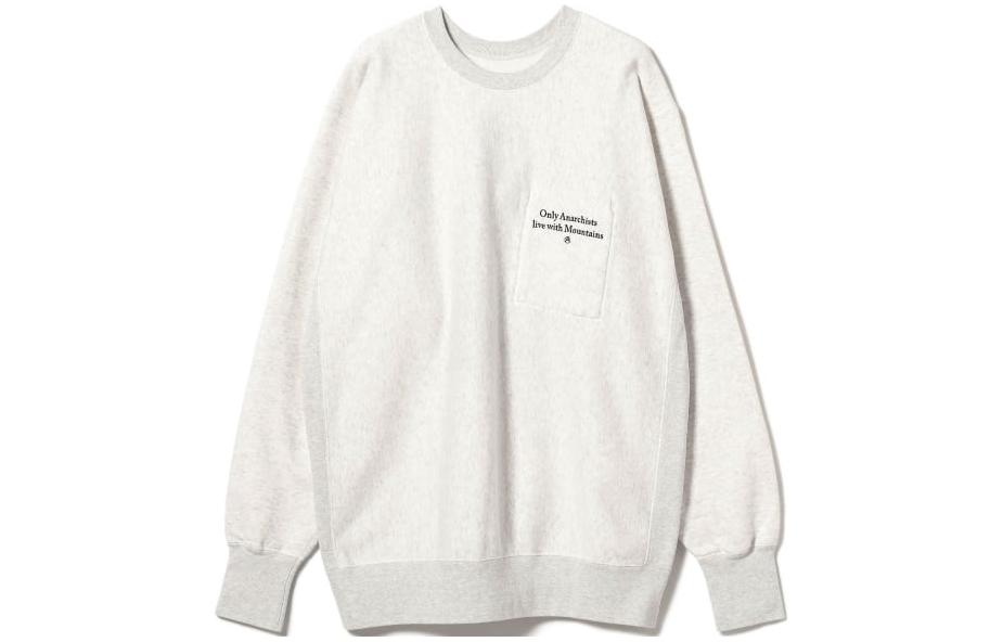 Beams Logo Printed Oversized Crewneck Sweatshirt White (). 36-13-0224-249
