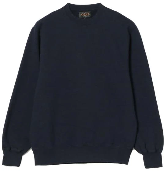 beams-loose-fit-solid-color-crewneck-sweatshirt-38-13-0101-048