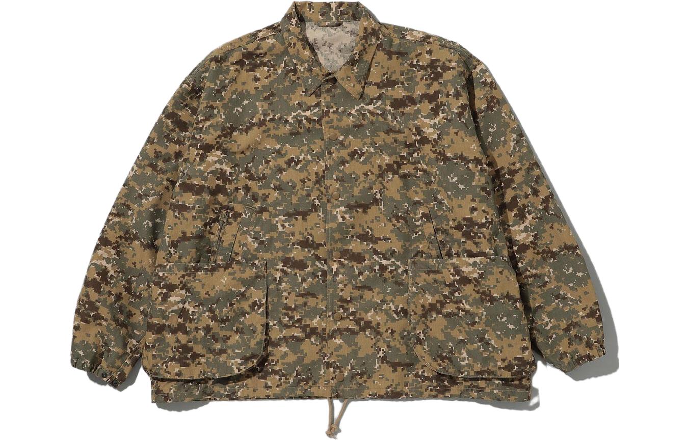 Beams Loose Fit Camo Long Sleeve Jacket 1118644045791