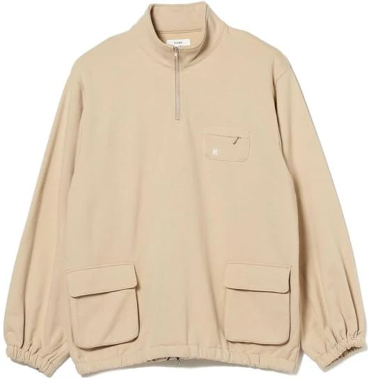 beams-loose-fit-high-neck-pullover-sweatshirt-beige-4613002563920