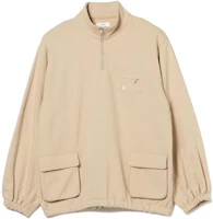 Beams Loose Fit High Neck Pullover Sweatshirt Beige 4613002563920 Beams Loose Fit High Neck Pullover Sweatshirt Beige 4613002563920