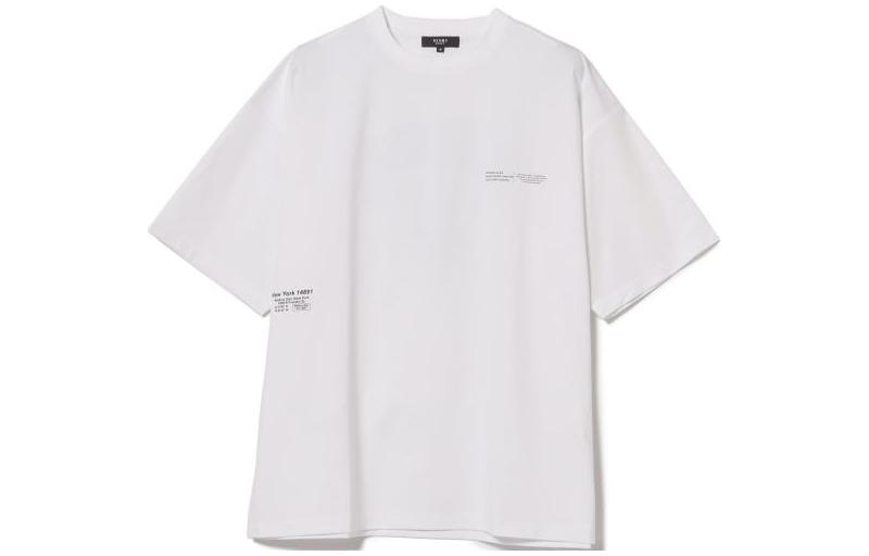 Beams Loose Fit Letter Print Crewneck T-Shirt Short Sleeve 42-04-0341-639