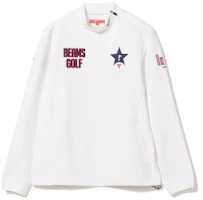 Beams Loose Fit Letter Print High Neck Long Sleeve Sweatshirt 82-14-0012-444 Beams Loose Fit Letter Print High Neck Long Sleeve Sweatshirt 82-14-0012-444