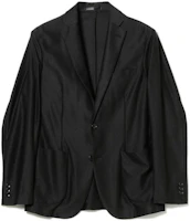 Beams Loose Fit Long Sleeve Single-Breasted Jacket - Black 9116028580319 Beams Loose Fit Long Sleeve Single-Breasted Jacket - Black 9116028580319