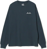 Beams Navy Blue Casual Graphic Print Crewneck Sweatshirt 36-10-0048-458 Beams Navy Blue Casual Graphic Print Crewneck Sweatshirt 36-10-0048-458