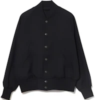 Beams Navy Blue Solid Color Sports Stand Collar Jacket 9218034728679 Beams Navy Blue Solid Color Sports Stand Collar Jacket 9218034728679