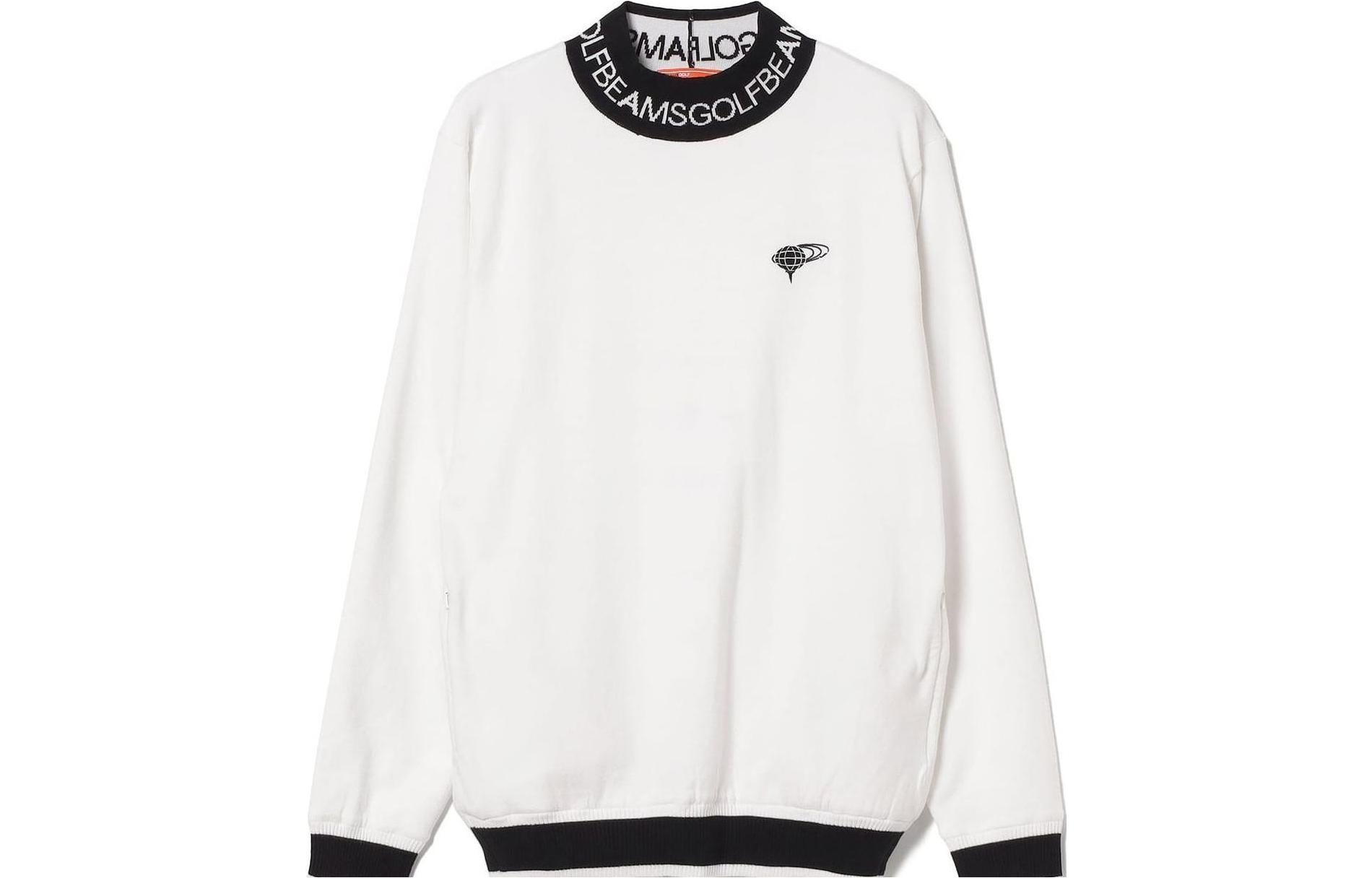 Beams Olf Orange Label Letter Print Crewneck Loose Fit Sweatshirt 82-15-0022-647