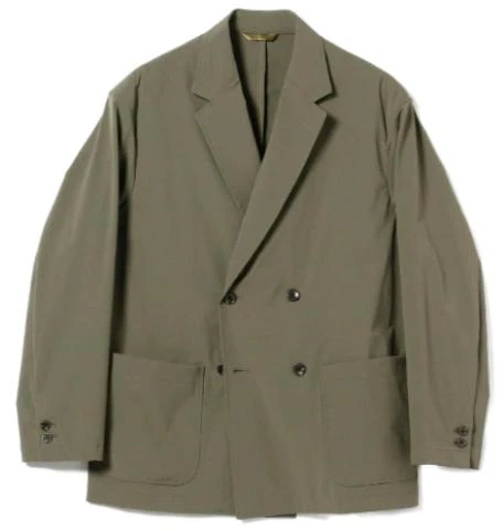 beams-olive-green-mens-plain-collar-long-sleeve-jacket-9116027180367