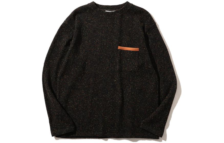 Beams Oversized Crewneck Pullover Sweatshirt Dark Brown 9213028280329