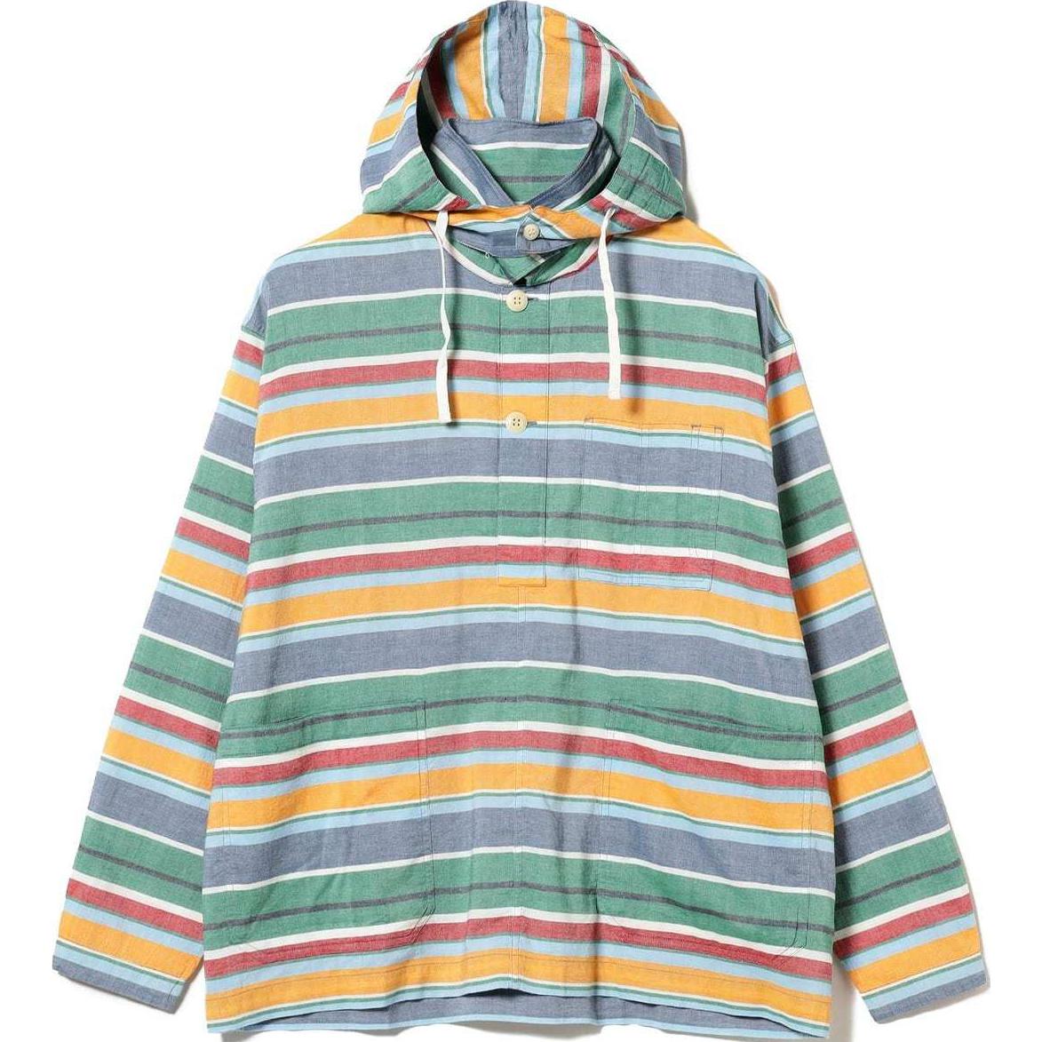Beams Oversized Pullover Hoodie Long Sleeve - Multicolor 38-18-0604-704