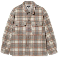 Beams Plaid Print Button-Up Long-Sleeve Jacket for Men 42-11-0037-803 Beams Plaid Print Button-Up Long-Sleeve Jacket for Men 42-11-0037-803