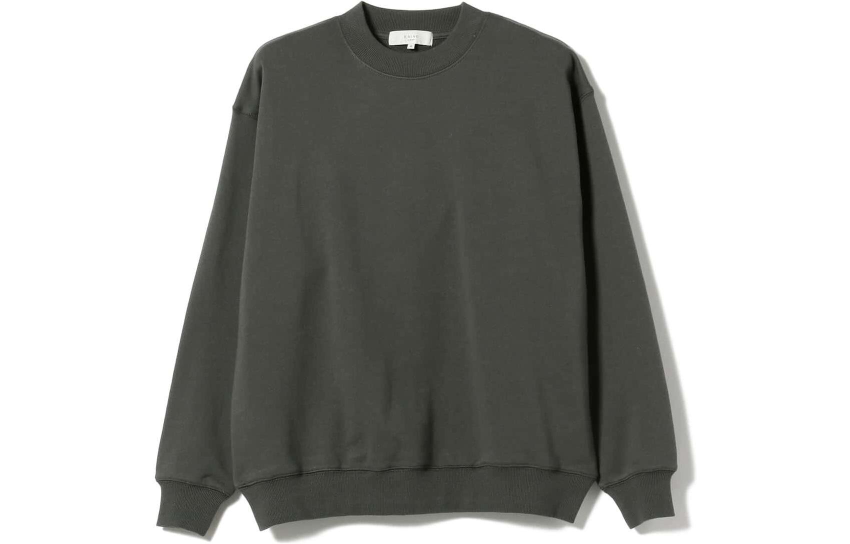 Beams Plain Crewneck Pullover Sweatshirt 92-13-0300-286