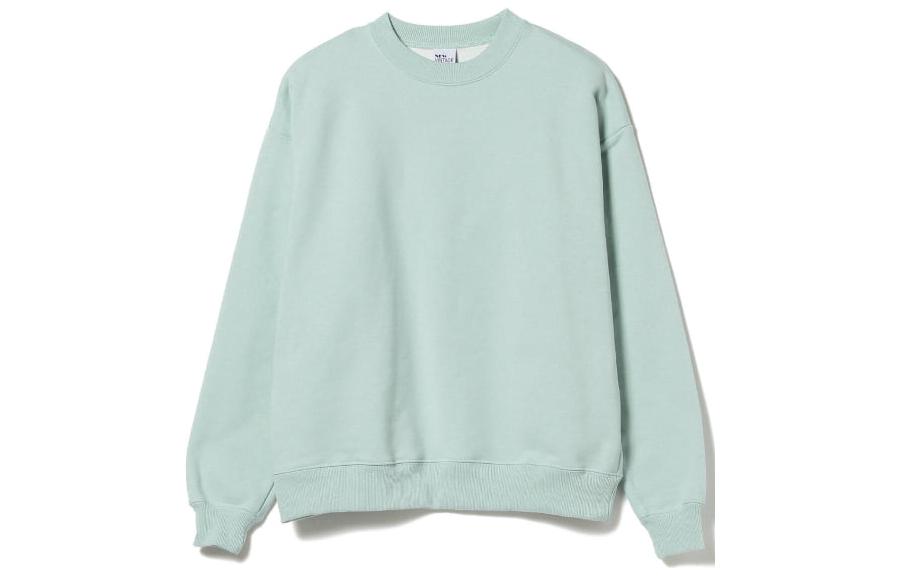 Beams Plain Green Long-Sleeve Pullover Crewneck Sweatshirt 9213028814760