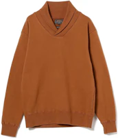 Beams PLUS Solid V-Neck Loose Fit Long Sleeve Sweatshirt Brick Red () 3813018710345 Beams PLUS Solid V-Neck Loose Fit Long Sleeve Sweatshirt Brick Red () 3813018710345