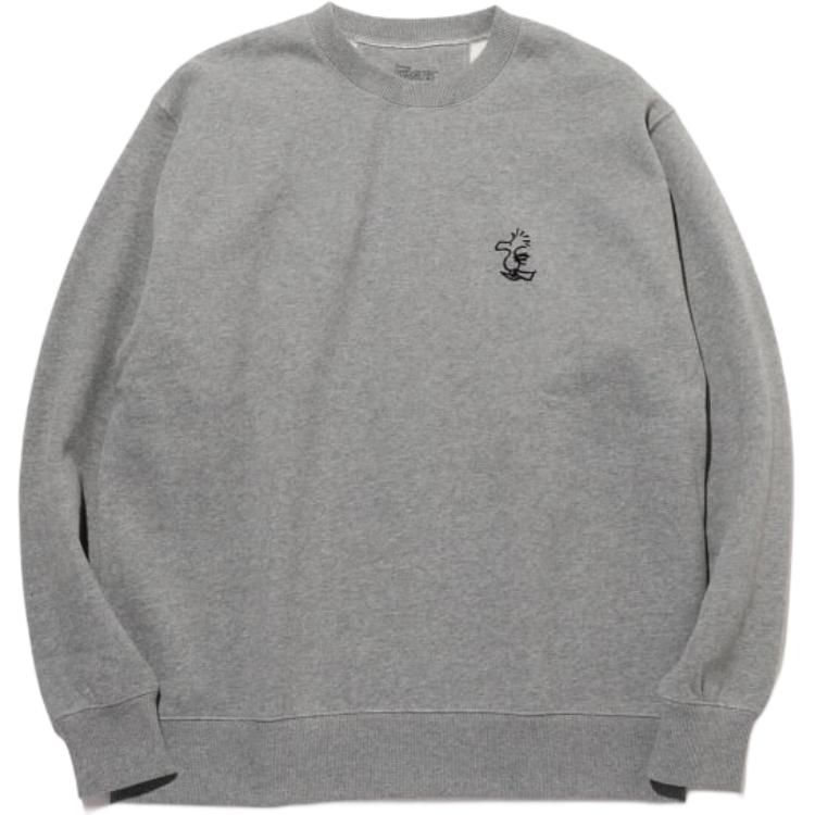 Beams Printed Pattern Crewneck Oversized Long Sleeve Sweatshirt Men. 92-13-0294-699