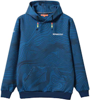 Beams Psychedelic Pattern Hoodie with Kangaroo Pocket - 82-13-0027-444 Beams Psychedelic Pattern Hoodie with Kangaroo Pocket - 82-13-0027-444