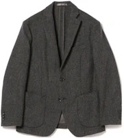 Beams Single-Breasted Solid Color Long Sleeve Jacket - Grey 9116027880315 Beams Single-Breasted Solid Color Long Sleeve Jacket - Grey 9116027880315