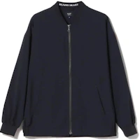 Beams Solid Baseball Collar Jacket Navy Blue 4218036241379 Beams Solid Baseball Collar Jacket Navy Blue 4218036241379