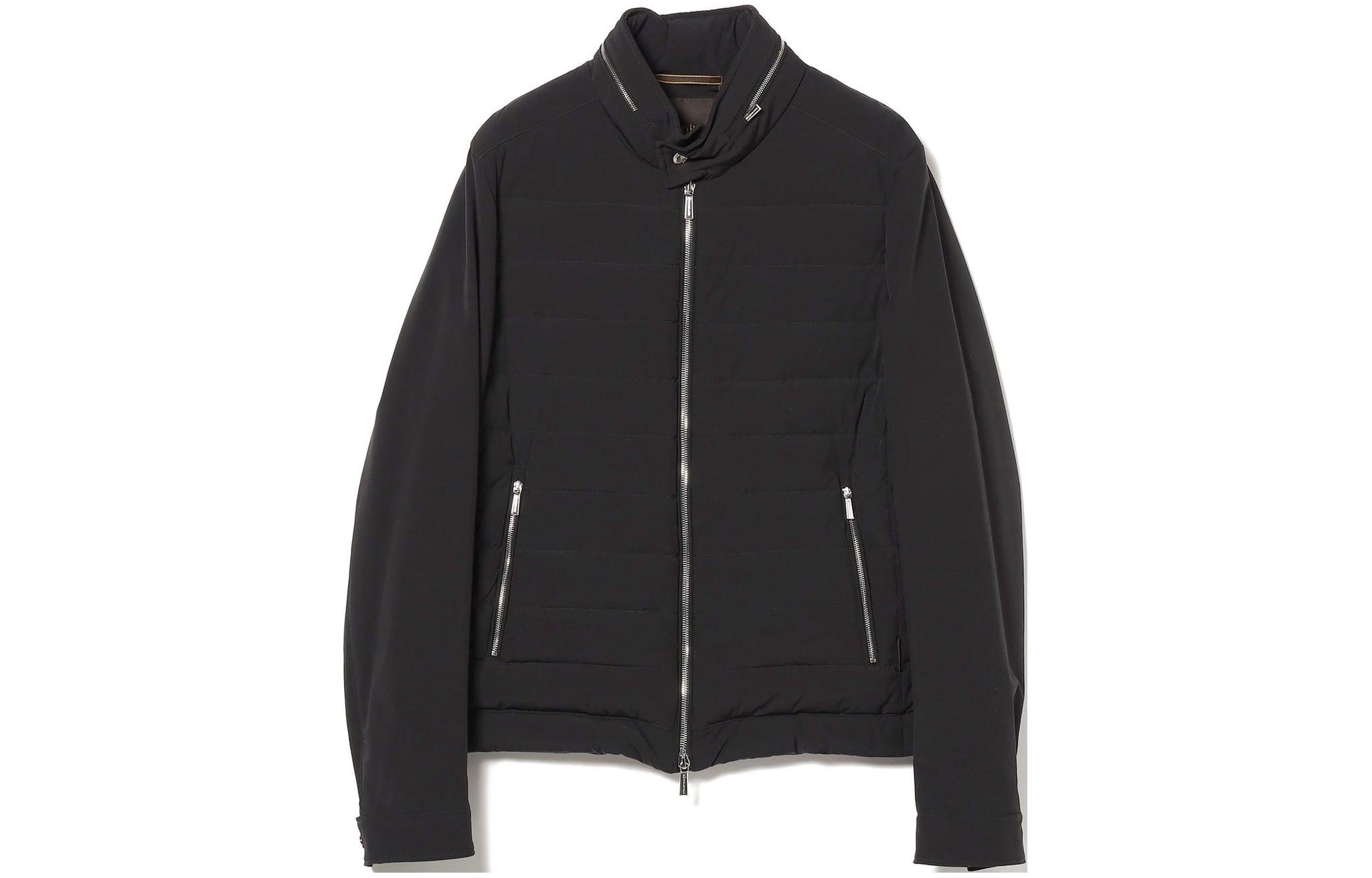Beams Solid Black Long-Sleeve Zip-Up Jacket 24-18-0047-210