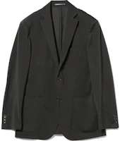 Beams Solid Color Button-Front Collar Long Sleeve Jacket - 91-16-0313-277 Beams Solid Color Button-Front Collar Long Sleeve Jacket - 91-16-0313-277