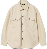 Beams Solid Color Button-Up Pocket Shirt Jacket 42-11-0045-247 Beams Solid Color Button-Up Pocket Shirt Jacket 42-11-0045-247