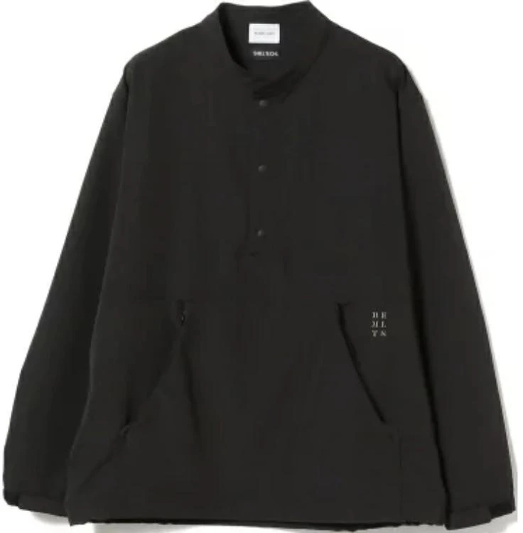 beams-solid-color-button-up-pullover-jacket-long-sleeve-51-18-0425-222