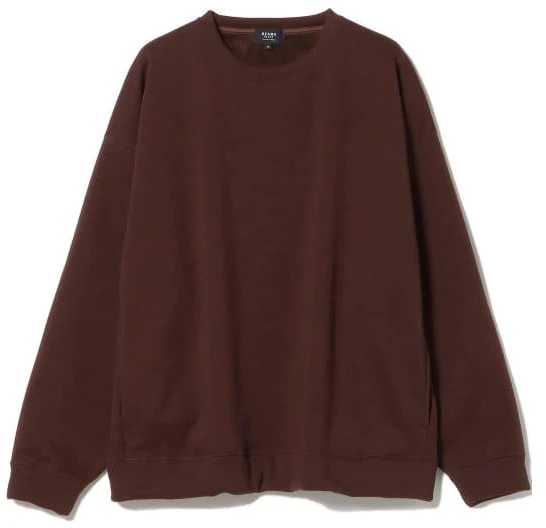 beams-solid-color-crewneck-fleece-pullover-sweatshirt-men-s-dark-brown-4213054663929