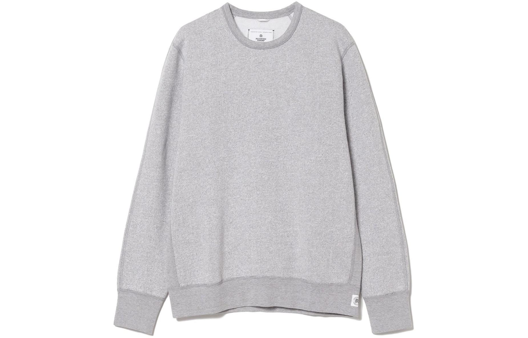 Beams Solid Color Crewneck Loose-Fit Sweatshirt 82-13-0207-552