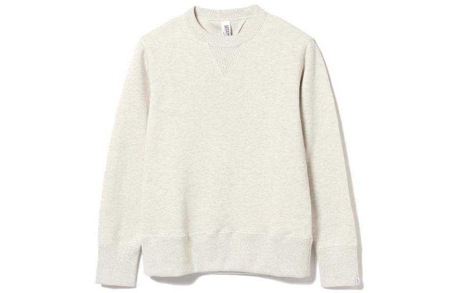 Beams Solid Color Crewneck Pullover Sweatshirt 38-13-0061-593