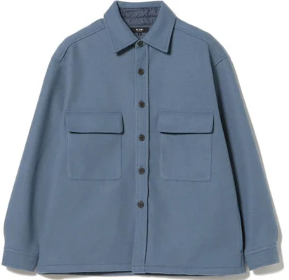 Beams 男士煙藍色長袖雙口袋外套 4211065263971 Buy Beams 男士煙藍色長袖雙口袋外套 4211065263971