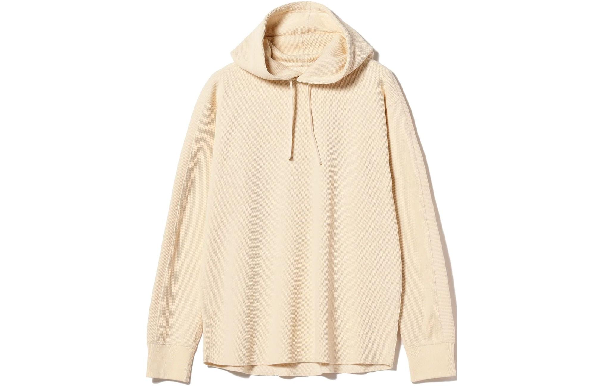 Beams Solid Color Drawstring Pullover Hoodie - 36-14-0173-458