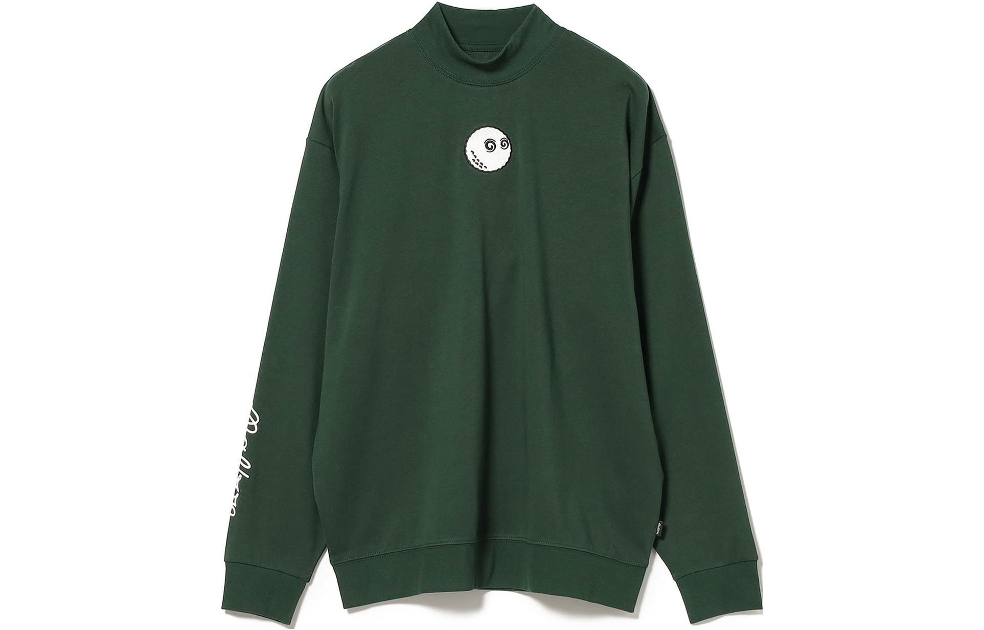 Beams Solid Color Half-Turtleneck Long-Sleeve Casual Sweatshirt 82-14-0056-973