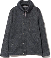 Beams Solid Color High-Neck Long-Sleeve Jacket Dark Gray 4213003314719 Beams Solid Color High-Neck Long-Sleeve Jacket Dark Gray 4213003314719