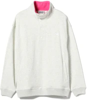 Beams Solid Color High-Neck Long-Sleeve Pullover Sweatshirt 11-13-0259-384 Beams Solid Color High-Neck Long-Sleeve Pullover Sweatshirt 11-13-0259-384