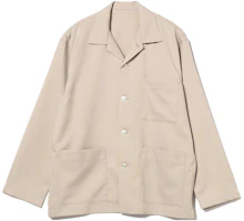 Beams Solid Color Single-Breasted Loose-Fit Long Sleeve Jacket 92-11-0054-286 Beams Solid Color Single-Breasted Loose-Fit Long Sleeve Jacket 92-11-0054-286