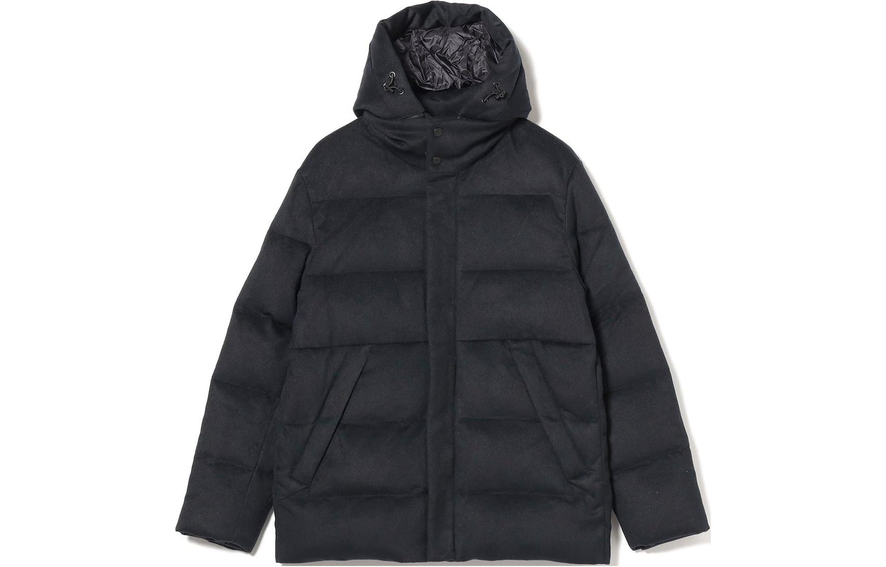 Beams Solid Color Slim Fit Zip-Up Hoodie Jacket. 24-18-0165-272