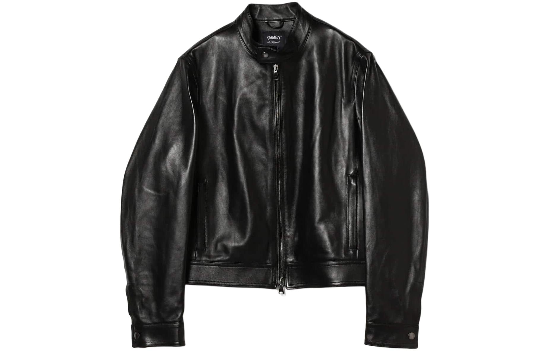 Beams Solid Color Stand Collar Short Zip-Up Jacket 24-18-0004-832