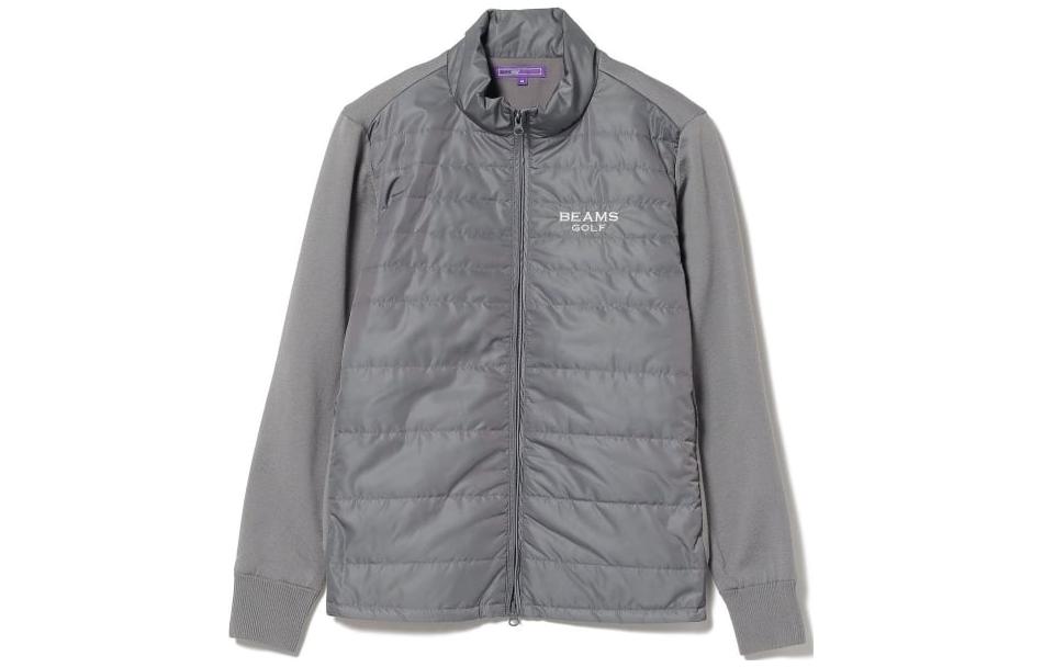 Beams Solid Color Stand Collar Zip-Up Slim Jacket 84-15-0019-803