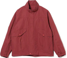 Beams Solid Color Stand Collar Zip Pocket Loose Fit Jacket 36-18-0634-803 Beams Solid Color Stand Collar Zip Pocket Loose Fit Jacket 36-18-0634-803
