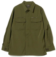 Beams Solid Color Zip-Up Collared Long-Sleeve Jacket 11-18-5538-139 Beams Solid Color Zip-Up Collared Long-Sleeve Jacket 11-18-5538-139