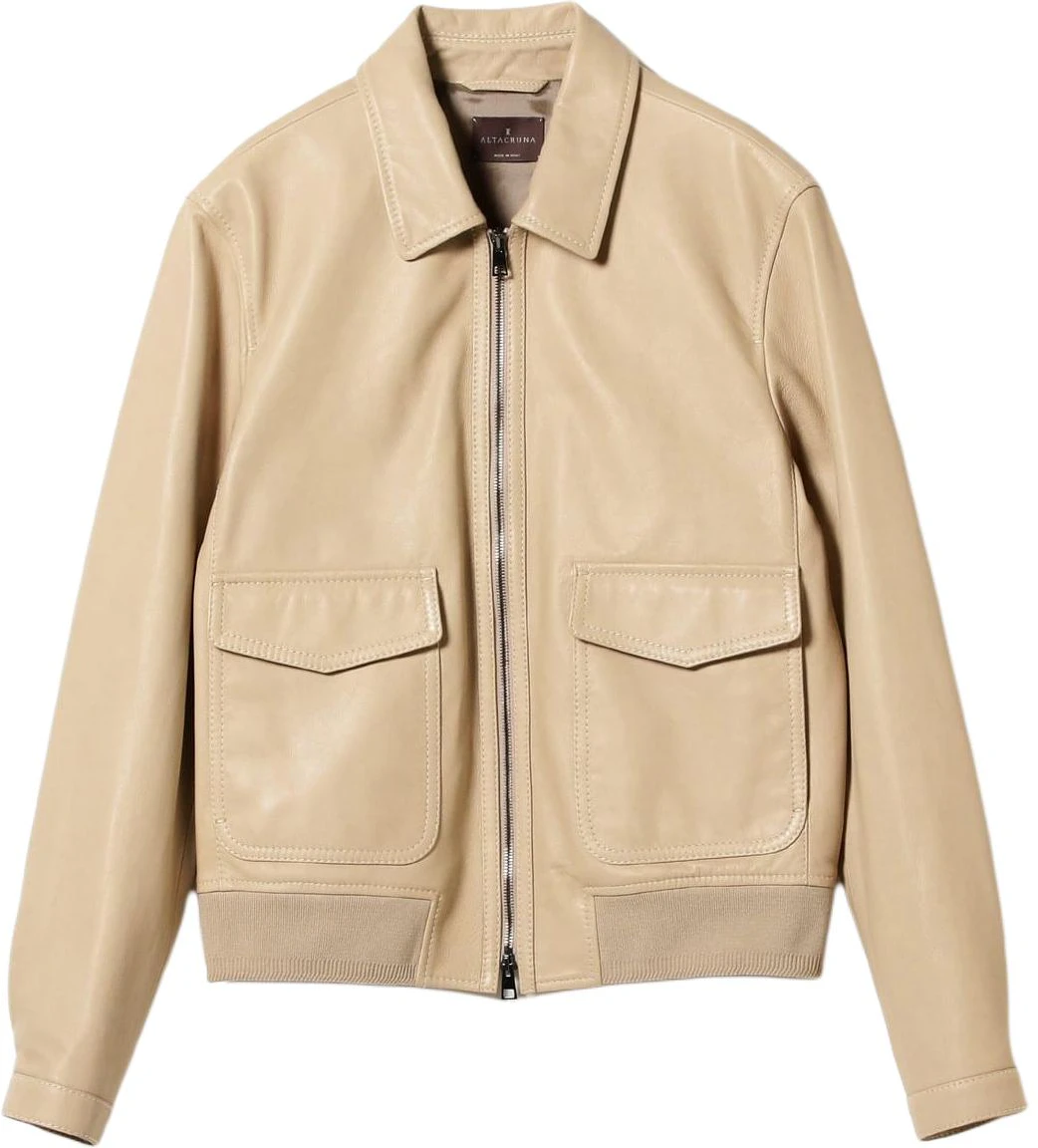 beams-solid-color-zip-up-jacket-brown-24-18-0073-145