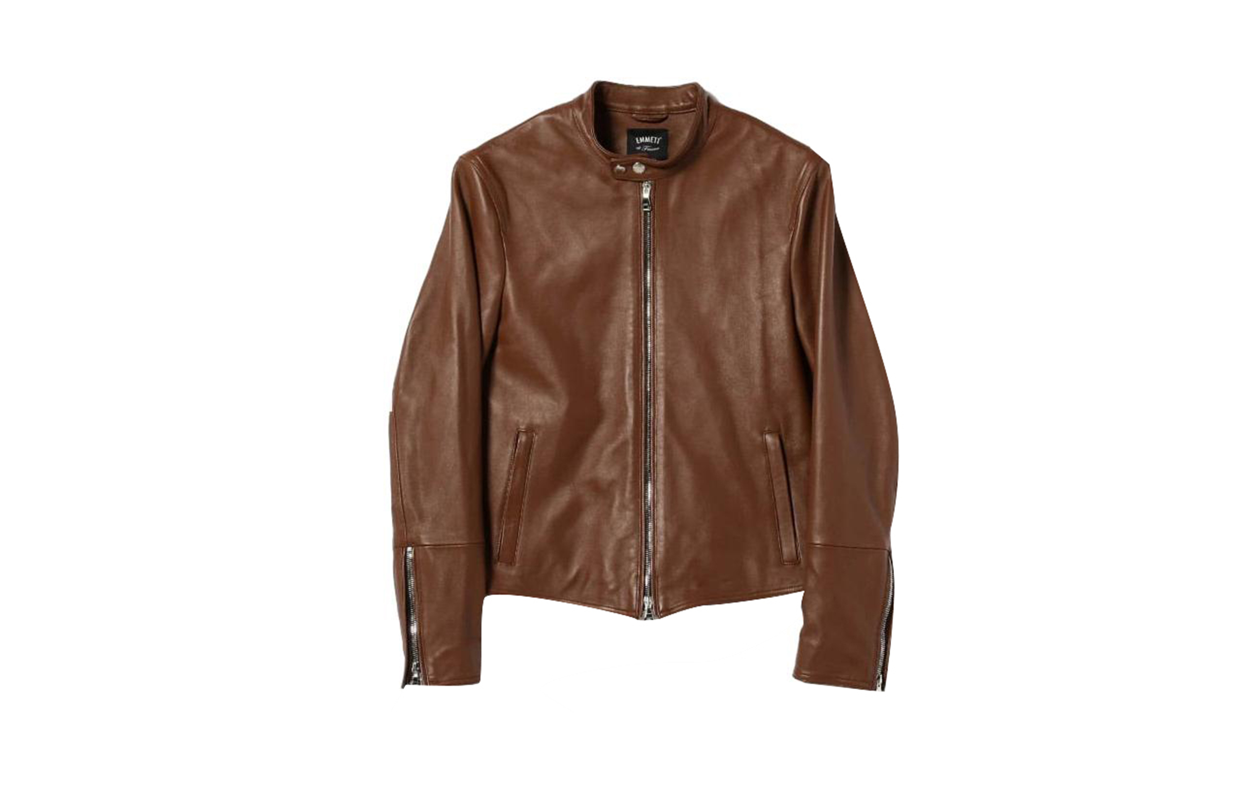 Beams Solid Color Zip-Up Jacket Brown 70-18-0001-832