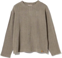 Beams Solid Crewneck Pullover Sweatshirt Gray 5113031322215 Beams Solid Crewneck Pullover Sweatshirt Gray 5113031322215