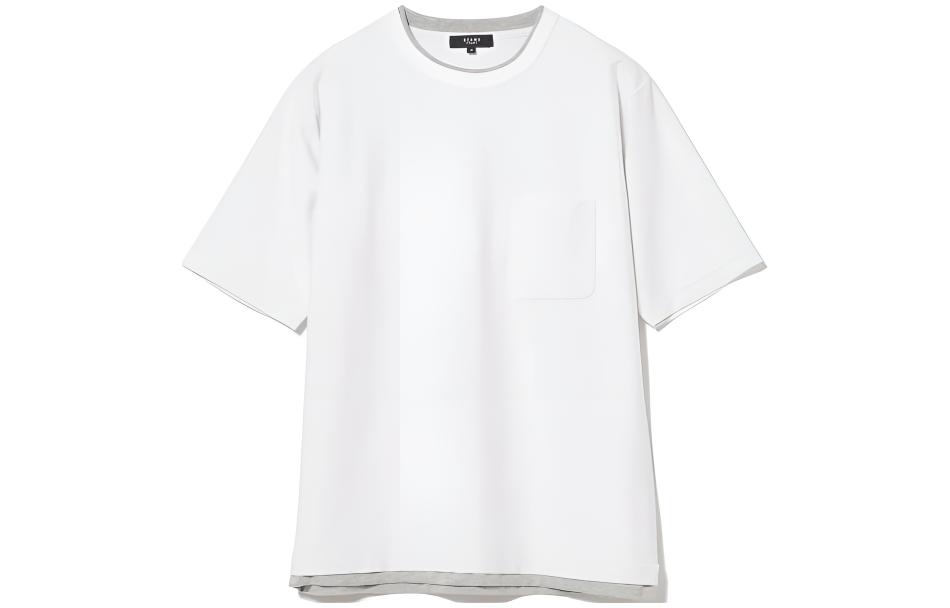 Beams Solid Pocket Crewneck Short Sleeve T-Shirt 42-04-0339-639