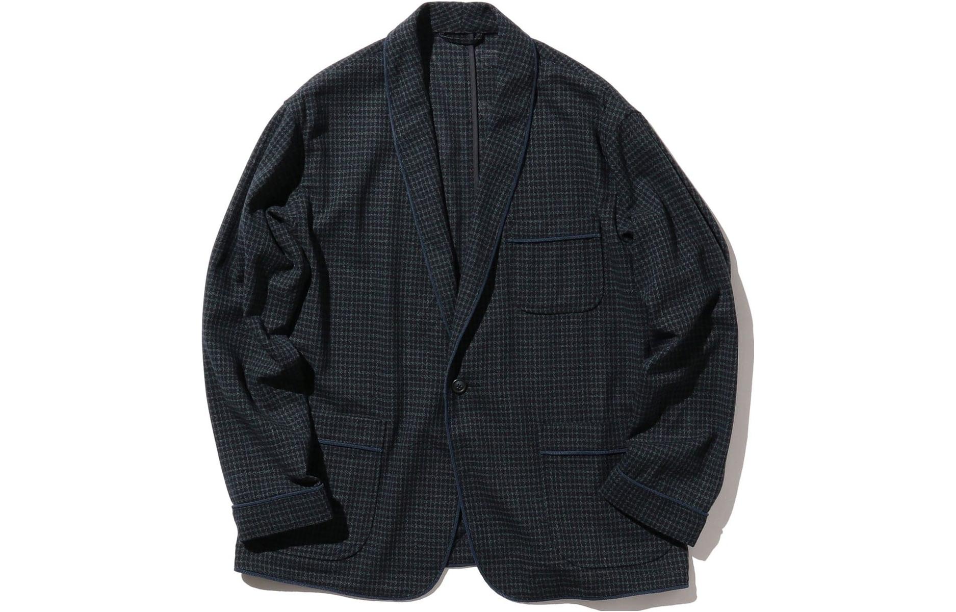 Beams Solid Single-Button Long Sleeve Jacket Men’s Blue 3816009480375