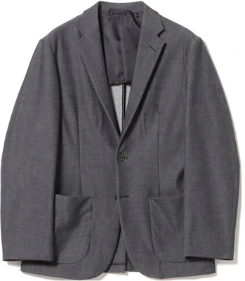 Beams 灰色纯色V领长袖夹克 4116001419579 Buy Beams 灰色纯色V领长袖夹克 4116001419579