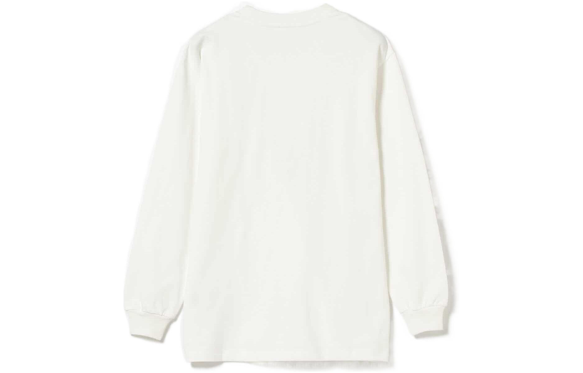 Beams SS23 Alphabet Print Crewneck Pullover Sweatshirt Men 11-14-1121-676