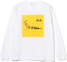 Beams SS23 Animal Print Long-Sleeve Pullover Sweatshirt White () 58-14-0027-191 Beams SS23 Animal Print Long-Sleeve Pullover Sweatshirt White () 58-14-0027-191